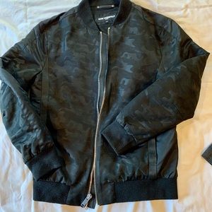 Karl Lagerfeld Camo Bomber Jacket Medium